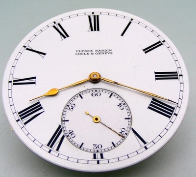 Винтажный швейцарский хронометр Ulysse Nardin с механизмом, в комплекте со стрелками и циферблатом - Изображение 1 из 4