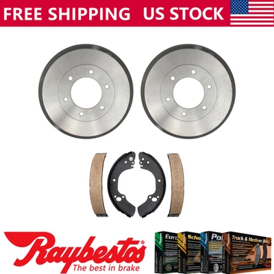 Rear Kit Brake Drums & Brake Shoes For 2001-2004 Isuzu Rodeo - Raybestos - Image 1 of 4