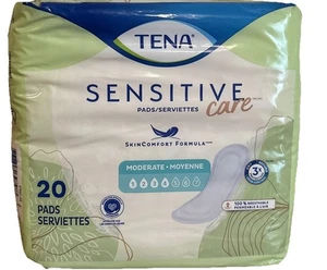 “Tena Sensitive Care” #4 Moderate Pads, 20 Count. SHIPS FREE!! - Picture 1 of 3