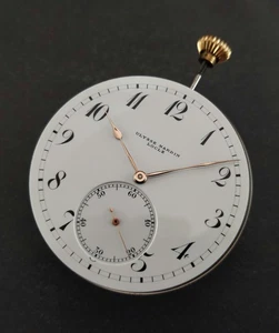 Antiguo movimiento ULYSSE NARDIN y esfera de porcelana para relojes de bolsillo. ¡Funcionando! - Imagen 1 de 8