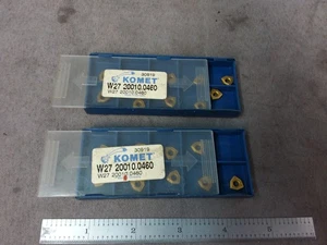 Posten 19x Komet Hartmetall Wendeplatte Drehmaschine W27 20010.0460 30919 - Bild 1 von 2