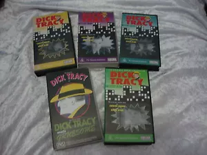 DICK TRACY 5 VHS VIDEO DICK TRACY MEETS GRUESOME SERIAL 1 EPISODES RALPH BYRD - Bild 1 von 12