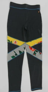 435 by Matilda Jane Teen Gray Leggings Sz 12 Floral Designs Jogging Racer NEW - Picture 1 of 7