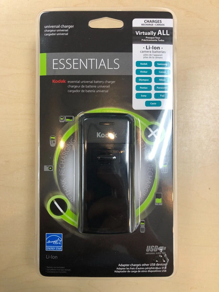 Kodak Universal Li-ion Small Battery Charger UC-200 For Digital Camera and More - Image 1 of 3