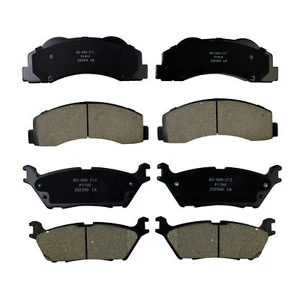 Front And Rear Brake Ceramic Pads For 2015-2017 2018 2019 Ford F-150 Kit - Picture 1 of 7