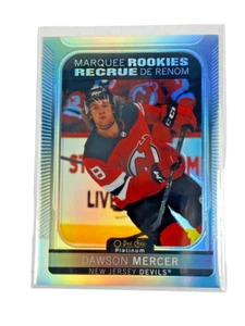 Dawson Mercer Rookie Rainbow Opeechee Platinum 2021-22 NHL Hockey Card #282 - Picture 1 of 5