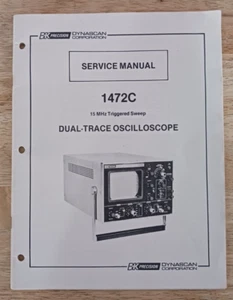 B K 1472 C Oscilloscope Service Manual - Schematics - Parts List - Picture 1 of 2