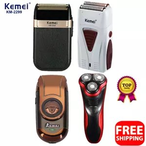 Kemei Electric Shaver Trimmer Razor Rechargeable Hair Beard Shaving Machine - Picture 1 of 28