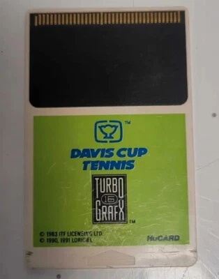 Davis Cup Tennis (TurboGrafx-16, 1993)Game Only, Untested - Image 1 of 3