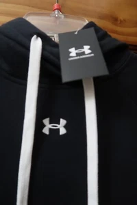Under Armour Rival Fleece Hoodie Sweatshirt 1356317 Schwarz Damen S Small Neu - Bild 1 von 5