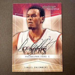 Dalembert 2004 Skybox Autographics #44 MINT 76ers HOF Jersey Facsimile Auto SP๐ - Picture 1 of 4