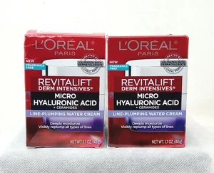 L'Oreal Revitalift Derm Intensives Micro-Hyaluronic Acid+Ceramides FF Cream 2 Pk - Picture 1 of 4