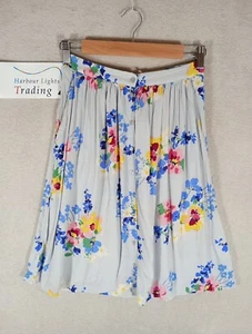 Gonna Cath Kidston stampa fiori blu UK 8 più 6 donna abbigliamento estivo carina - Foto 1 di 12