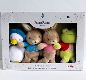 Beatrix Potter The World of Peter Rabbit 8" Plush Stuffed Animal 4 Pc Gift Set - Picture 1 of 8