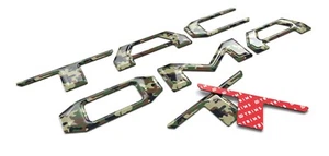 Camouflage | Tailgate 3D Domed Letters Emblems compatible with 2024+ Tacoma - Bild 1 von 1