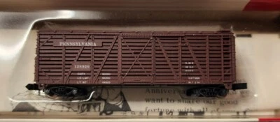 Con-Cor N Scale 40' Cattle Car Pennsylvania #128920 - Image 1 of 4