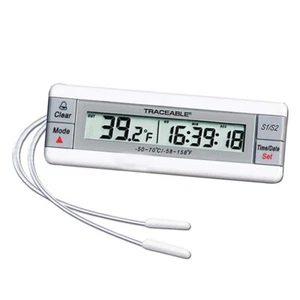 Fisherbrand 94460-61 Traceable 4307 Two-Channel Digital Thermometer - 2 Probes - Foto 1 di 1