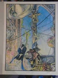 "Wizard's Knell" print by Mike Kaluta #90/100 - Picture 1 of 6