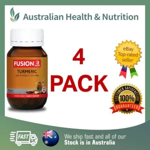 4 x FUSION HEALTH CÚRCUMA 90 TABLETAS + ENVÍO GRATUITO EL MISMO DÍA Y MUESTRA - Imagen 1 de 2