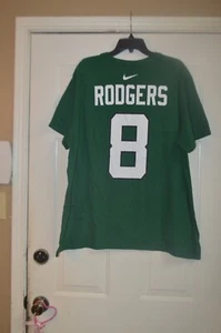 THE NIKE TEE NFL FOOTBALL NEW YORK JETS #8 AARON RODGERS TRIKOT SHIRT HERREN XXL - Bild 1 von 7