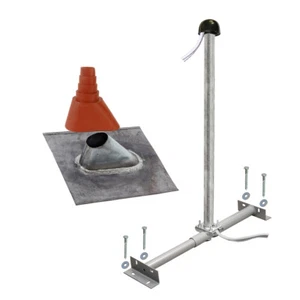 Dachsparrenhalter Dach SAT Montage Mast Sparrenhalter Dachhalterung Blei Pfanne - Bild 1 von 8