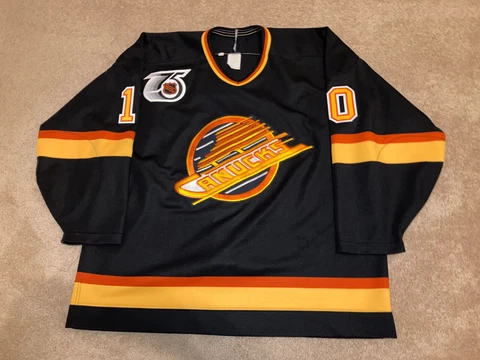 CCM Vancouver Canucks 1991-1992 Pavel Bure 75th Pro authentic jersey sz 54 Cover