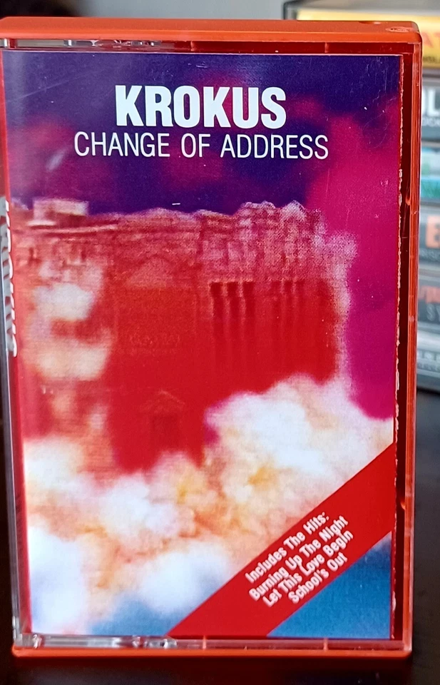 KROKUS - Change of Address Cassette 1986 Arista Recs AC8-8402 Allan Holdsworth - Image 1 of 1