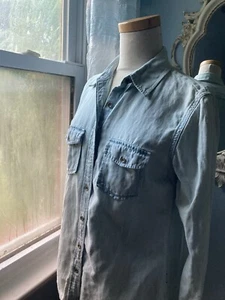 Banana Republic Linen Work Shirt Size Small - Picture 1 of 8