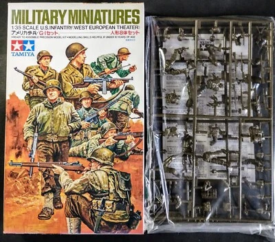 Tamiya N.35048 1/35 US Infantry West European Theater WW2 8 Fig. Nuovo Sigillato - Immagine 1 di 2