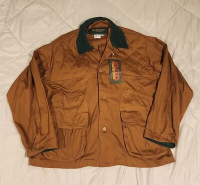 Herters Avid Outdoor Jacket Mens XL Brown Bird Hunting Shooting Padded Shotgun - Image 1 of 4