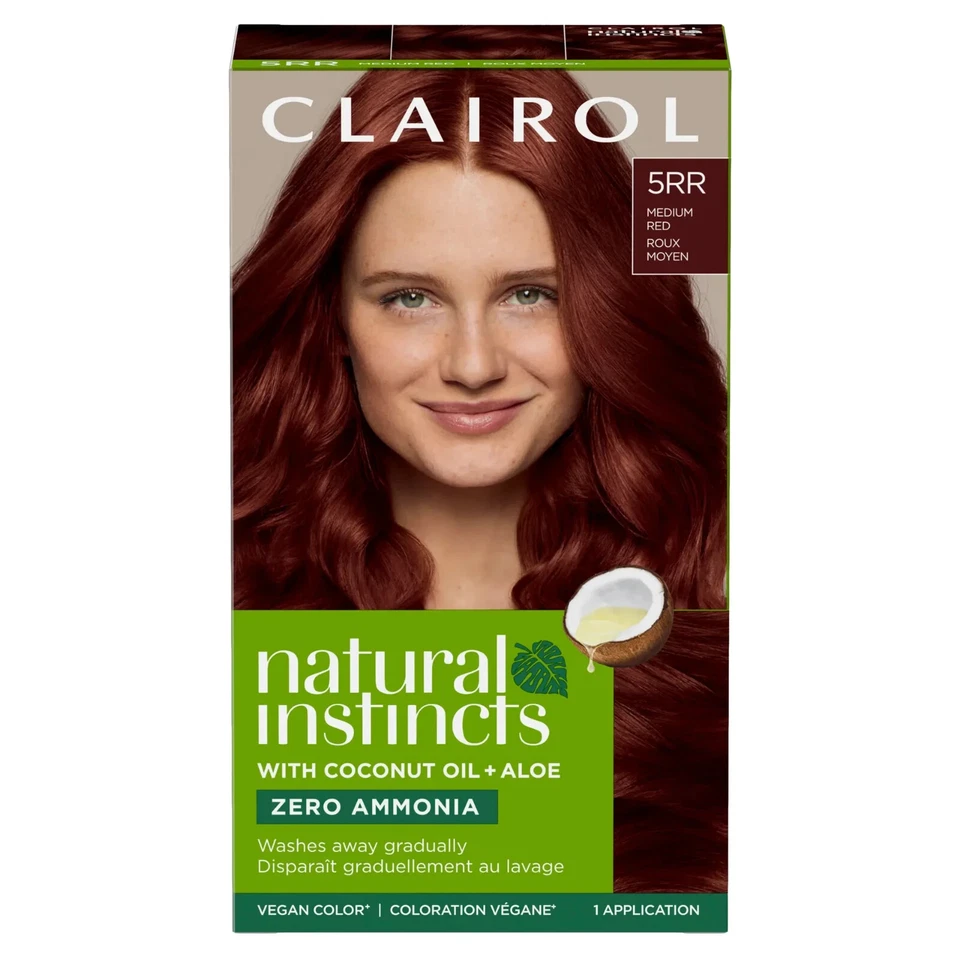 CLAIROL Natural Instincts Demi Permanent Hair Color 5RR Medium Red (2 Pack) - Image 1 of 1