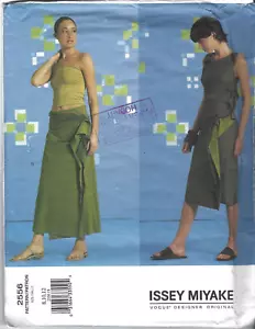 Vogue Sewing Pattern 2556, Issey Miyake Dress and Skirt, Size 8, 10, 12, Uncut - Picture 1 of 4