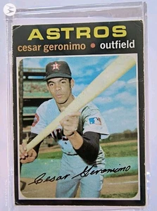 1971 Topps #447 César Gerónimo, Astros de Houston - Imagen 1 de 3