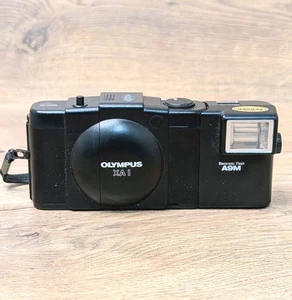 Olympus XA 1 35mm Film Camera With A9M Flash Attachment - Picture 1 of 5