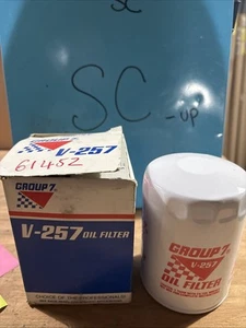 NOS GROUP 7 OIL FILTER V257, REPLACEMENT SPIN ON OIL FILTER V257 - Picture 1 of 5