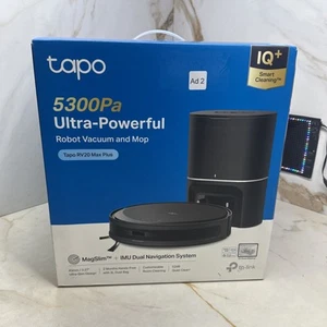 TP-LINK Tapo RV20 Max Plus 5300Pa Robotic Vacuum No Mop with Auto Empty Station - Picture 1 of 9