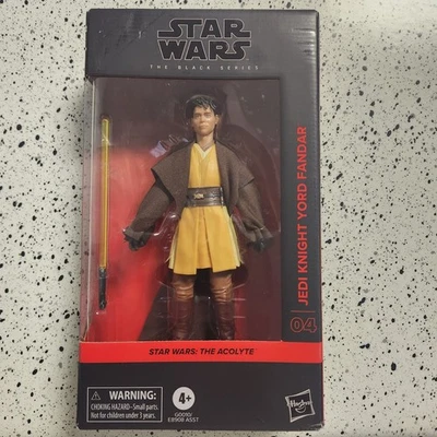 STAR WARS Black Series The Acolyte #04 Jedi Knight YORD FANDAR 6” Figure NEW - Image 1 of 2
