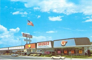 1977 CA Hayward Bridges Pontiac Dealership Indian Logo Sign Mint Postcard N62 - Bild 1 von 2