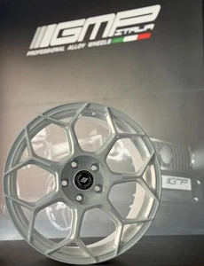 ALUFELGE FÜR BMW 1-ER 8,0J18" 5X112 45 66,60 GMP RACEWAY WEISS RENNSPORT - Bild 1 von 7