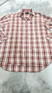 Vintage Abercrombie & Fitch The Big Hemd Herren L kariert Flanell Button Down LS - Bild 1 von 7