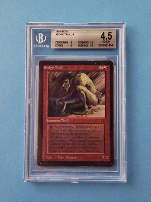 Sedge Troll Beta MTG Graded VG-EX+  BGS 4.5 - Image 1 of 2