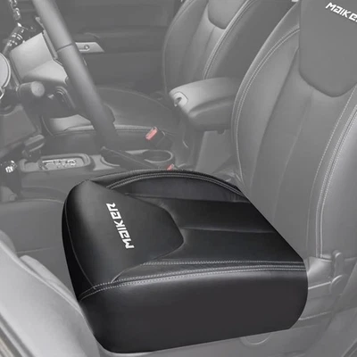 Cubierta de repuesto inferior del asiento del conductor de cuero para Jeep Wrangler JK 2007-2017 moldura Foto 1 de 4