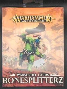 Warhammer: Age of Sigmar - Bonesplitterz Warscroll Cards - in Deutsch - NEU OVP - Picture 1 of 2