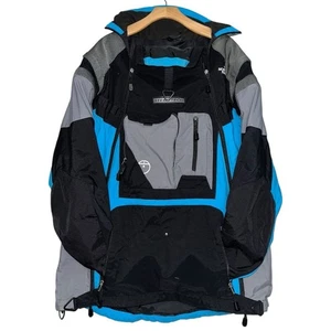 The North Face RARE Men’s Size XL Blue Gray Black Steep Tech Transformer Jacket - Picture 1 of 11