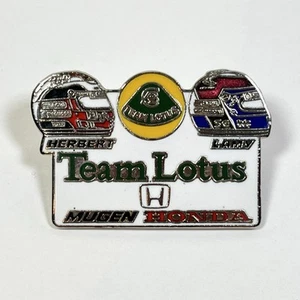 TEAM LOTUS Mugen Honda PIN Johnny Herbert & Pedro Lamy - Helmets Formula 1 - Picture 1 of 5