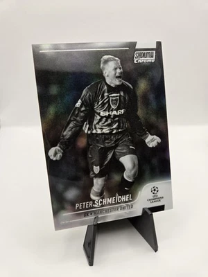 2021-22 Topps Stadium CC UCL - Peter Schmeichel #84 refractor negro/blanco/299 Foto 1 de 2