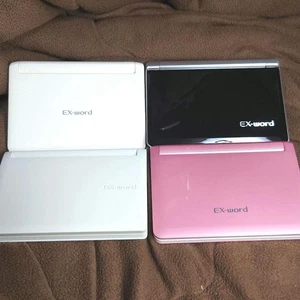 CASIO Electronic Dictionary Set of 4 XD-GF10000 XD-N4800 XD-U4700 XD-B3850 Japan - Picture 1 of 17