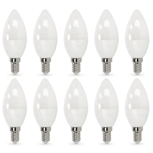 Satz mit 10 Stück LED-Glühbirne SW E14 8.5W Neutralweiß 4000K 806lm  - Bild 1 von 11