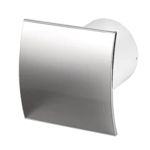 Ventilatore Estrattore Bagno Acciaio Inox 100mm con Timer e Sensore Umidità - Foto 1 di 2