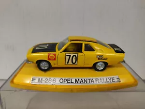 OPEL MANTA A RALLYE n70 1:43 PILEN M-286 VINTAGE ORIGINAL/V FOTOS - Imagen 1 de 8
